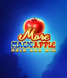 Step into the enchanting world of More Magic Apple Hold and Win Slot by 3 Oaks Gaming, showcasing a glistening red apple against a deep blue background. This image captures the game's theme of enchantment and wonder. Ideal for fans of fantasy, the vibrant color scheme and attractive design ensure it captures attention. 